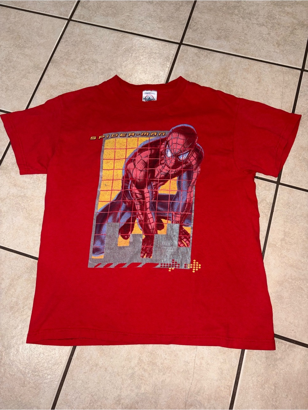 Vintage 2004 Spider-Man Graphic Tee - Red youth large